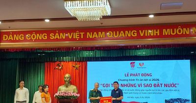 Phát động Chương trình tri ân liệt sĩ 'Gọi tên những vì sao đất nước'