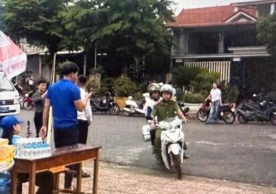 Công an xã hỗ trợ kịp thời nam sinh tham gia kỳ thi tốt nghiệp