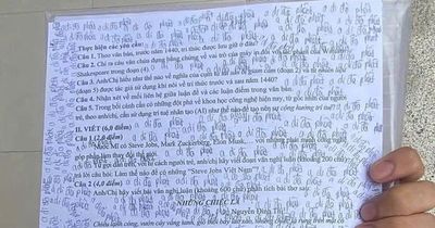 Sĩ tử viết kín đề thi Ngữ văn những dòng chữ cầu nguyện gây sốt mạng xã hội