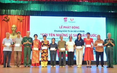 Gọi tên những vì sao đất nước - chương trình tri ân và hỗ trợ gia đình liệt sĩ