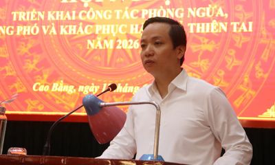 Triển khai công tác phòng ngừa, ứng phó và khắc phục hậu quả thiên tai năm 2026