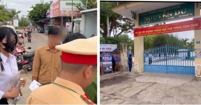 Chạy đua 30 km, CSGT Đà Nẵng 'giải cứu' thí sinh đi nhầm điểm thi trong phút chót