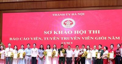 12 báo cáo viên, tuyên truyền viên tranh tài, lan tỏa khát vọng phát triển Thủ đô