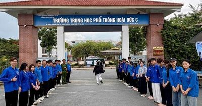 Ngày thi đầu tiên tại xã Sơn Đồng diễn ra an toàn, đúng quy chế