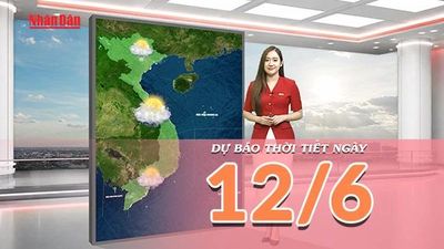 [Video] Dự báo thời tiết ngày 12/6/2026: Bắc Bộ tăng nhiệt trở lại, Nam Bộ mưa dông về chiều tối