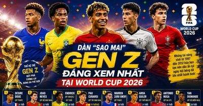 [INFOGRAPHIC] Dàn 'sao mai' Gen Z đáng xem nhất tại World Cup 2026