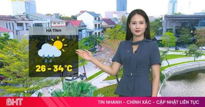 Dự báo thời tiết Hà Tĩnh ngày 12/6: có mưa vài nơi, ngày nắng
