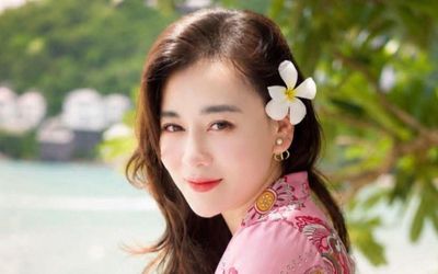 Diễn viên Phương Oanh hạnh phúc