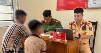 Lào Cai: Xử phạt người giao xe cho con chưa đủ điều kiện điều khiển phương tiện