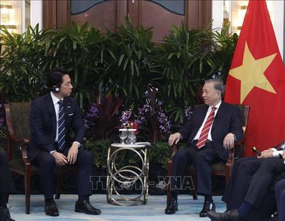 Tổng Bí thư, Chủ tịch nước Tô Lâm tiếp Bộ trưởng Quốc phòng Nhật Bản