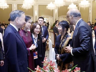 Tổng thống Singapore và Phu nhân chủ trì tiệc chiêu đãi Tổng Bí thư, Chủ tịch nước Tô Lâm và Phu nhân