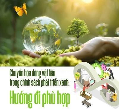 Chuyển hóa dòng vật liệu trong chính sách phát triển xanh: Hướng đi phù hợp