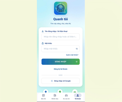 Ứng dụng 'Quanh tôi' giúp tìm cây xăng, quản lý chi phí nhiên liệu