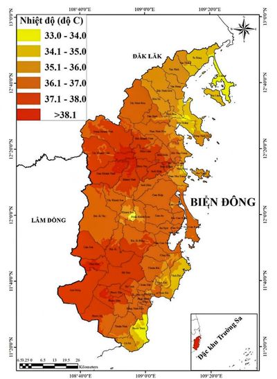 Khánh Hòa xảy ra nắng nóng trên diện rộng