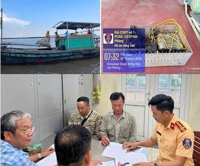 Hải Phòng: Ngăn chặn 2 trường hợp khai thác thủy sản bằng kích điện trên sông