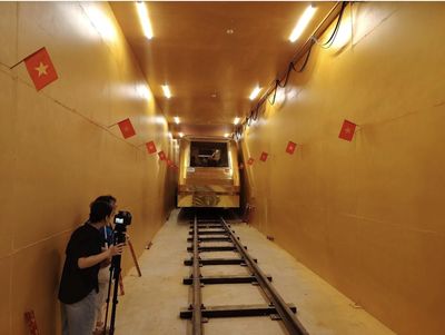 Hoàn thiện hầm metro thử nghiệm dài 70m chỉ trong 2 tuần