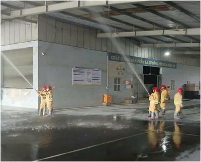 Thực tập phương án chữa cháy và tìm kiếm cứu nạn