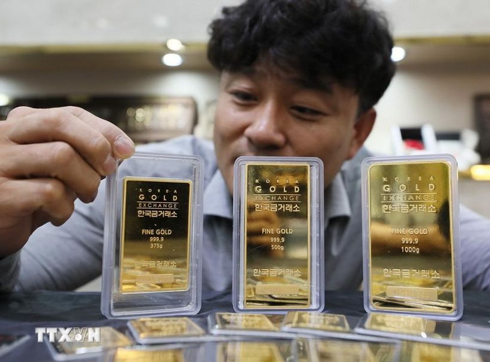 Chiều 5/1, giá vàng thế giới lên mức cao nhất trong vòng một tuần