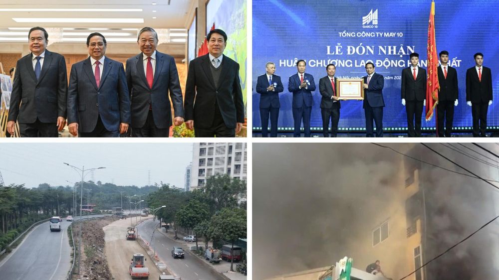 Tin nổi bật ngày 8/1: Tổng Bí thư Tô Lâm dự, chỉ đạo Hội nghị tổng kết công tác năm 2025, triển khai công tác năm 2026 của Chính phủ và chính quyền địa phương; Đại hội Đảng lần thứ XII của Lào thành công tốt đẹp