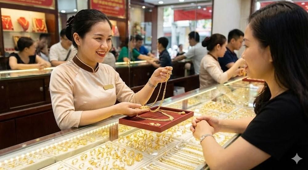 Giá vàng hôm nay 18.1: SJC tiếp tục ở mức cao gần 163 triệu đồng