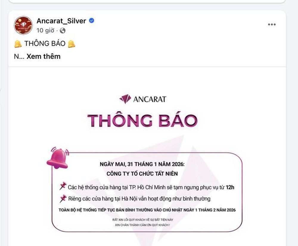 Công ty vàng, bạc có động thái lạ khi giá vàng, bạc lao dốc