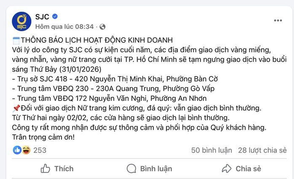 Công ty vàng, bạc có động thái lạ khi giá vàng, bạc lao dốc
