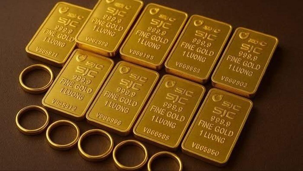 Vàng trong nước giảm còn 166 triệu đồng/lượng