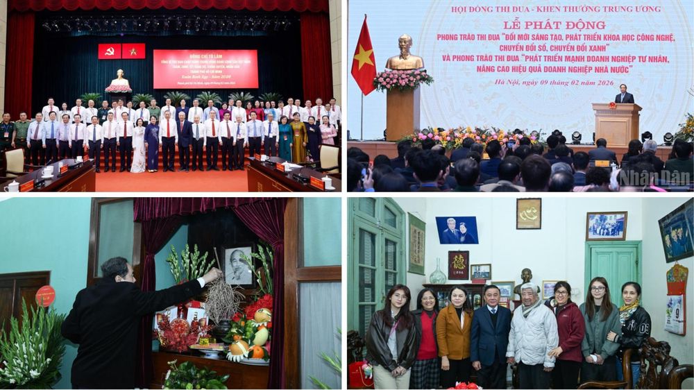 Tin nổi bật ngày 9/2: Tổng Bí thư Tô Lâm thăm, chúc Tết tại Thành phố Hồ Chí Minh, Tây Ninh; Thủ tướng Phạm Minh Chính chủ trì lễ phát động 2 phong trào thi đua
