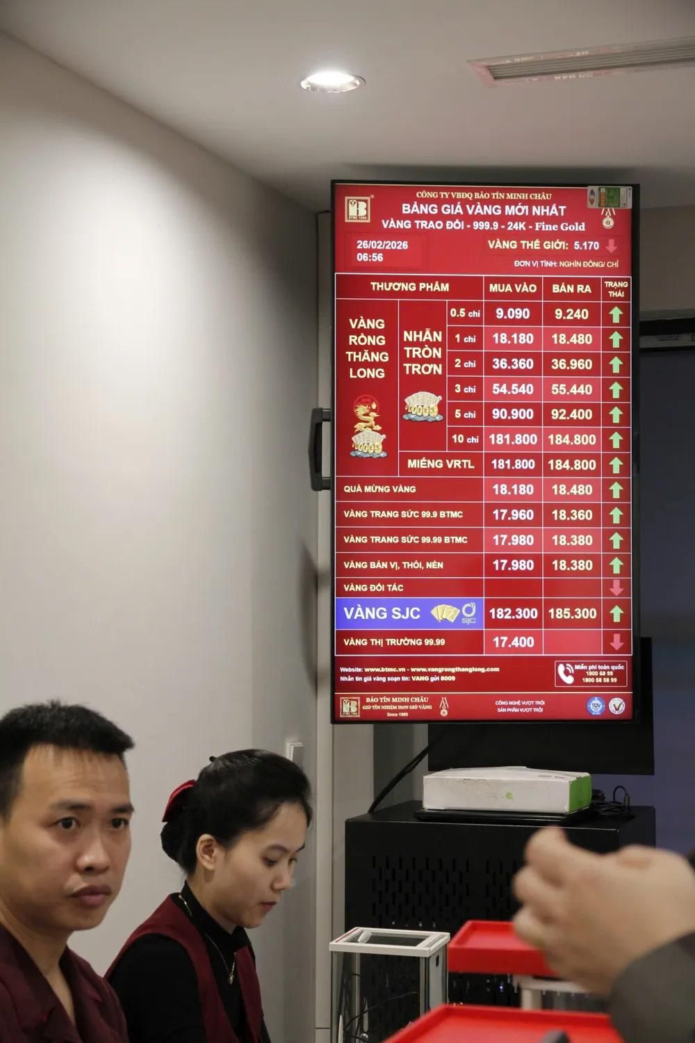Vàng bất ngờ giảm trong ngày Vía Thần tài