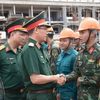 Chính ủy Quân khu 5 thăm, động viên bộ đội tăng cường, hỗ trợ thi công, xây dựng trường liên cấp trên tuyến biên giới tỉnh Đắk Lắk