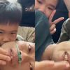 Người chồng gắng gượng nói lời tạm biệt với vợ con trước khi qua đời