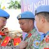 Bệnh viện dã chiến cấp 2 số 7 nhận Huy chương Gìn giữ hòa bình Liên hợp quốc