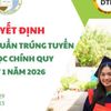 Điểm chuẩn Trường Đại học Tài nguyên và Môi trường TPHCM 2026
