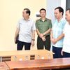 Hình ảnh bên trong phòng thi nơi học sinh chuyên Tuyên Quang thi lại tốt nghiệp