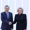 Tổng Bí thư, Chủ tịch nước Tô Lâm hội kiến Chủ tịch Hội đồng Liên bang Nga Valentina Matvienko
