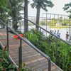 Cận cảnh cầu cạn độc đáo sắp hoàn thiện bên hồ Hoàn Kiếm