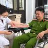 Đại úy Công an hiến máu hỗ trợ bệnh nhân phẫu thuật