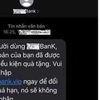 Cảnh báo tin nhắn lừa đảo xuất hiện trong luồng SMS chính thức của ngân hàng