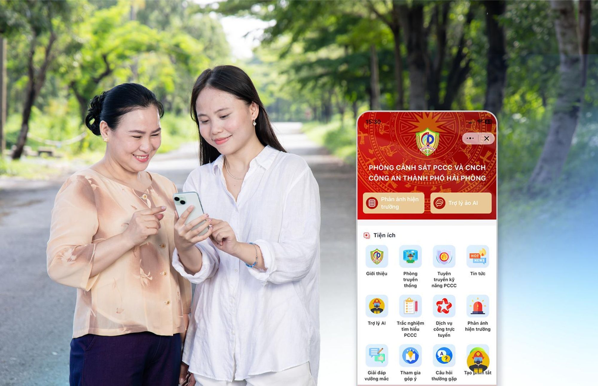 Mini App 114 Hải Phòng tích hợp nhiều tính năng hỗ trợ người dân trong công tác PCCC và cứu nạn cứu hộ.