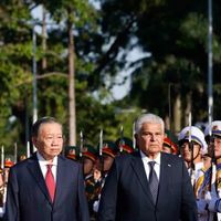 Tổng Bí thư, Chủ tịch nước Tô Lâm chủ trì Lễ đón Tổng thống Cộng hòa Panama thăm chính thức Việt Nam