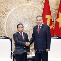 Tổng Bí thư, Chủ tịch nước Tô Lâm tiếp Phó Thủ tướng, Bộ trưởng Tư pháp Lào