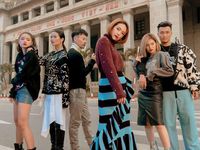 Trước chung kết 'The Face 2018', Minh Hằng thoải mái cùng dàn trò cưng dạo phố