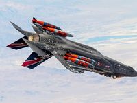 F-35 bay chế độ quái thú, ngửa bụng 'phô' dàn vũ khí, sẵn sàng tấn công Iran?