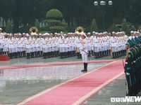 Lễ đón chính thức Thủ tướng Campuchia Samdech Hun Sen tại Phủ Chủ tịch