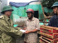 Bão số 5 gây nhiều thiệt hại tại các địa phương