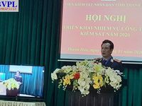Viện kiểm sát nhân dân tỉnh Thanh Hóa nhận Cờ thi đua của Chính phủ