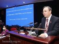 Kỳ họp bất thường (lần hai) HĐND tỉnh khóa XIV