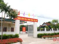 Chuyện ghi ở thôn giáo toàn tòng đầu tiên của Hà Tĩnh đạt chuẩn khu dân cư kiểu mẫu
