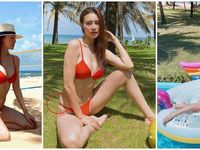 Cùng kiểu bikini, Hương Giang đẹp mê li, Ninh Dương Lan Ngọc gây tiếc nuối còn Thúy Vi bị 'dìm' toàn tập