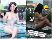 Cùng kiểu bikini, Hương Giang đẹp mê li, Ninh Dương Lan Ngọc gây tiếc nuối còn Thúy Vi bị 'dìm' toàn tập